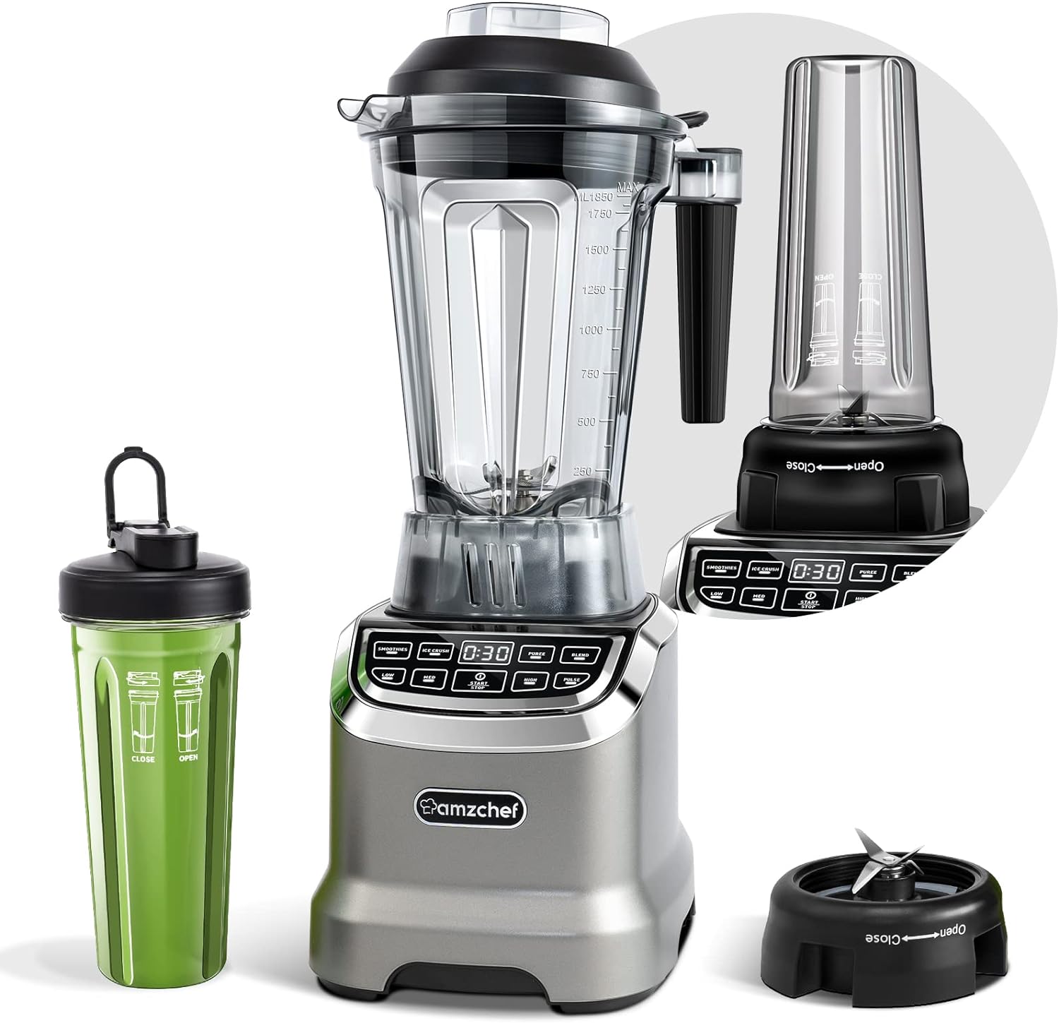 Großer Standmixer für Muskelaufbau Shakes